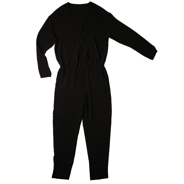 Black Long Sleeve Jumpsuit